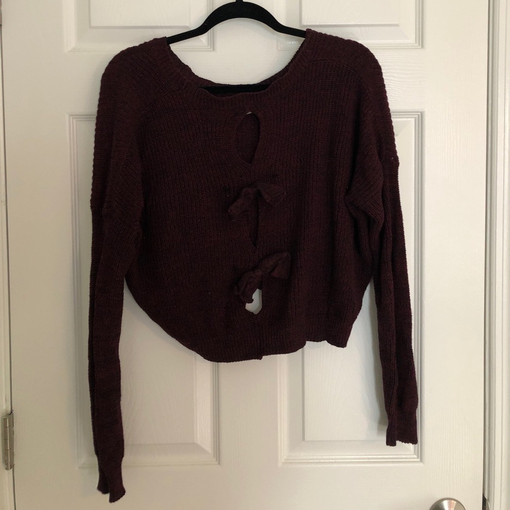 LF cropped sweater